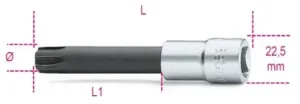 BETA CHAVE CAIXA BIT 6 CANELURAS LONGA 1/2" 920ESL
