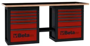 BETA BANCADA DE TRABALHO DUPLA "ENDURANCE" VERMELHO