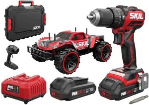 SKIL 3075 RC APARAFUSADORA/BERBEQUIM BRUSHLESS (2X2.0AH)