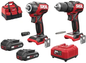 SKIL 3358 EA BERBEQUIM DE PERCURSSÃO E CHV. IMPACTO (2x2Ah)
