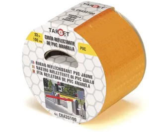 IPT CINTA REFLETORA PVC 33METROS X 100 MM LARANJA