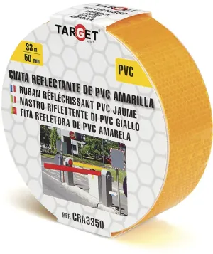 IPT CINTA REFLETORA PVC 33METROS X 50 MM LARANJA