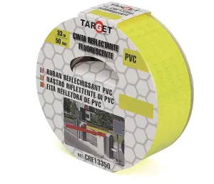 IPT CINTA REFLETORA PVC 33METROS X 50 NN AMARELA