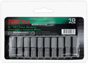 TOPTUL 10 BITS SEXTAVADO 5/16" FSDA