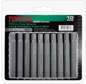 TOPTUL 10 BITS LONGO SEXTAVADO 10MM FSDB