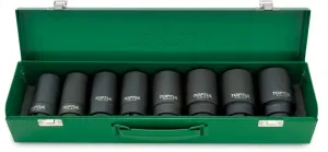 TOPTUL JOGO CHAVES DE IMPACTO LONGAS 3/4" 6FACES 8PÇS