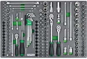 TOPTUL TABULEIRO CHAVES CAIXA 1/2" E 3/8" GEDC803