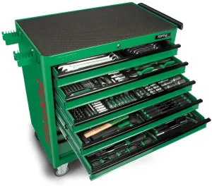TOPTUL CARRO 8 GAVETAS EXTRA LARGO 360 FERRAAMENTAS GT36001