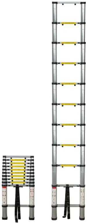 ESCADA TELESCÓPICA 10 PASOS 3.2M