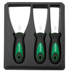TOPTUL JGAT0301 JOGO RASPADORES AÇO INOX FLEXIVEL