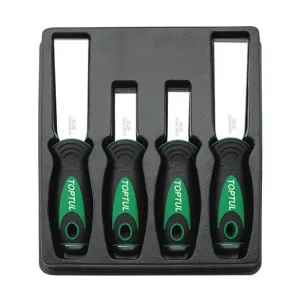 TOPTUL JGAT0401 JOGO RASPADORES AÇO INOX PINCHWELD