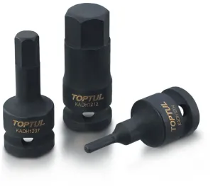 TOPTUL CHAVE IMPACTO BIT HEXAGONAL 1/2"