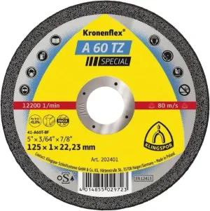 KLINGSPOR DISCO DE CORTE CENTRO RECTO TZ SPECIAL