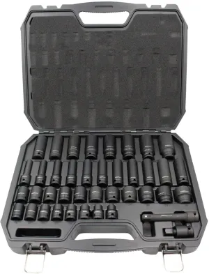 KROFTOOLS KIT CHAVES DE IMPACTO 1/2 40 PÇS