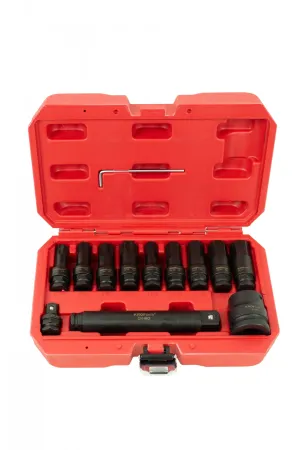 KROFTOOLS KIT BITS IMPACTO 3/4" 12PCS