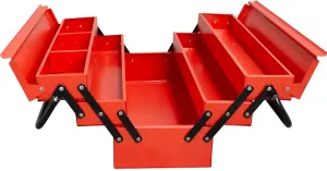 KROFTOOLS 7836 CAIXA FERRAMENTAS 5 COMPARTIMENTOS 535x210x22