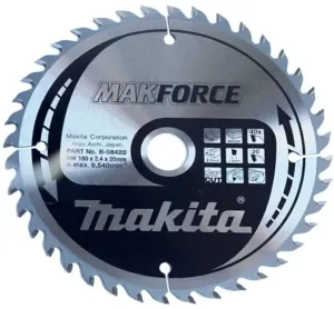 MAKITA DISCO PARA SERRA CIRCULAR CORTE MADEIRA MAKFORCE