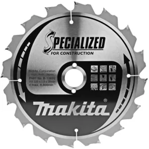 MAKITA DISCO PARA SERRA CIRCULAR CORTE MADEIRA DE CONSTRUÇÃO