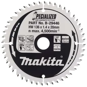 MAKITA DISCO PARA SERRA CIRCULAR/ESQUADRIA CORTE LAMINADOS