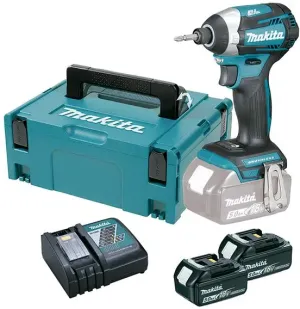 MAKITA APARAFUSADORA IMPACTO BL 18V DTD154RTJ (2x5Ah)