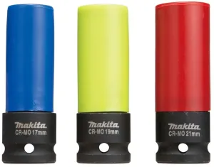 MAKITA ESTOJO DE CHAVES DE IMPACTO 1/2 3 PEÇAS