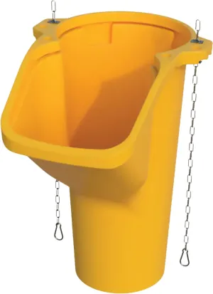 IRBAL BOCA DO TUBO PARA DESCARGA DE ENTULHO - AMARELO