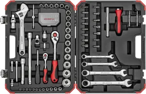 GEDORE JOGO DE CHAVES 1/4"-1/2" COM 97 PEÇAS R46003097