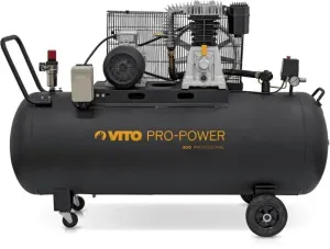 VITO COMPRESSOR VICOC300A 300LT COM CORREIAS TRIFÁSICO 10BAR