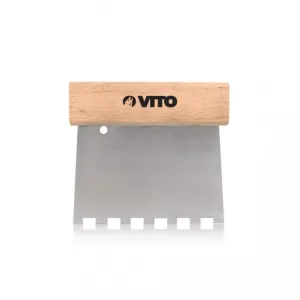 VITO ESPATULA AÇO DENTADA 180X8X8 MM VIED1808