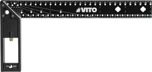 VITO ESQUADRO UNIVERSAL COM RISCADOR 300MM VIEC250