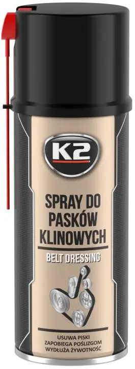 SPRAY P/ CORREIAS TRAPEZOIDAIS (EM V) - 400ML K2