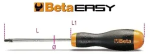 BETA CHAVE DE PARAFUSOS PERFIL TORX 1207E/TX