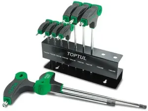 TOPTUL JOGO DE CHAVES TORX E TAMPERPROOF GAAX0901