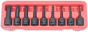 KROFTOOLS JOGO CHAVES TORX 1/2" IMPACTO 6098