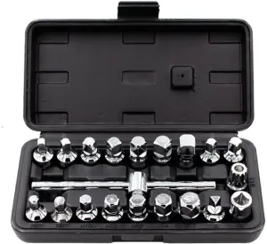 KROFTOOLS 7008 JOGO 20 CHAVES PARA BUJÕES ÓLEO