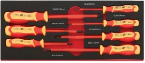 KROFTOOLS MÓDULO CHAVES FENDAS E CRUZ ISOLADAS 7 PÇAS 8599