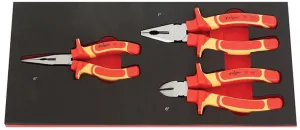 KROFTOOLS MÓDULO ALICATES ISOLADOS 3 PÇAS 8600