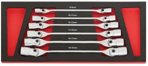 KROFTOOLS MÓDULO CHAVES ARTICULADAS 6 PÇAS 8606