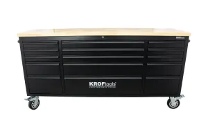KROFTOOLS 8672 CARRO TRABALHO 72" - 15 GAVETAS