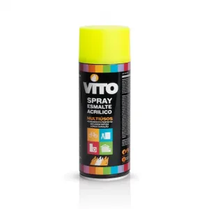 VITO SPRAY ACRILICO FLUORESCENTE AMARELO VITSAFAM