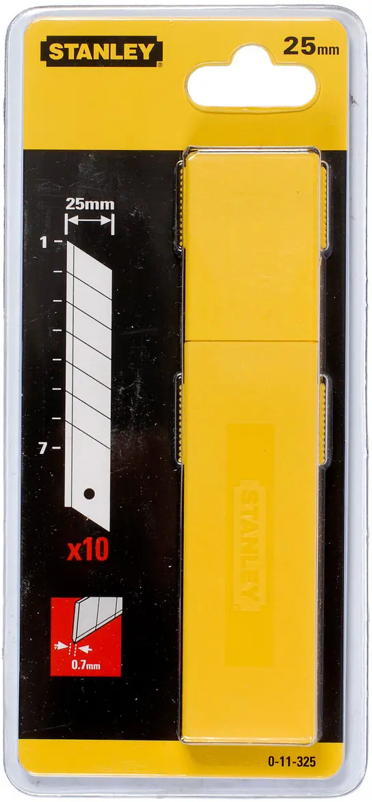 STANLEY 0-11-325 LÂMINA PARA X-ACTO 25MM - 10 UDS
