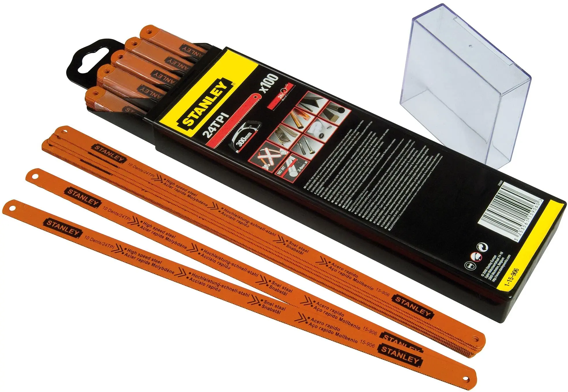 STANLEY 0-15-906 LÂMINA DE SERRA RUBIS AÇO HSS 100UN