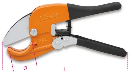 BETA 342 TESOURA C/ROQUETE TUBOS PLASTICO