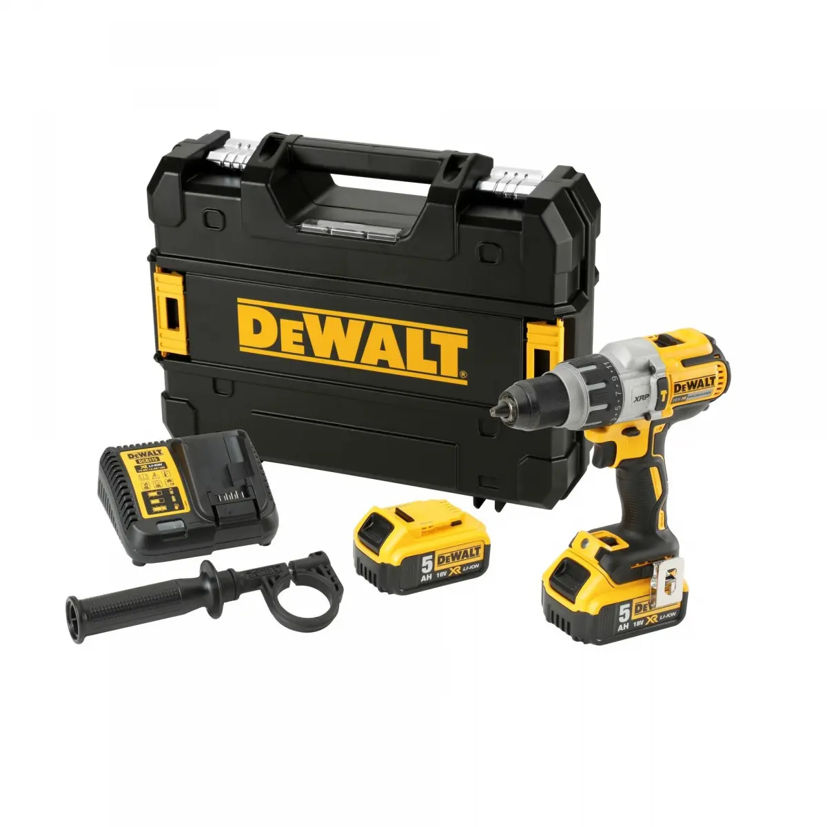DEWALT DCD996P2-QW BERBEQUIM PERCUSSÃO 18V 95NM (2x5aH)