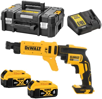 DEWALT DCF620M2K-QW APARAFUSADORA P/GESSO CARTONADO (2x4Ah)