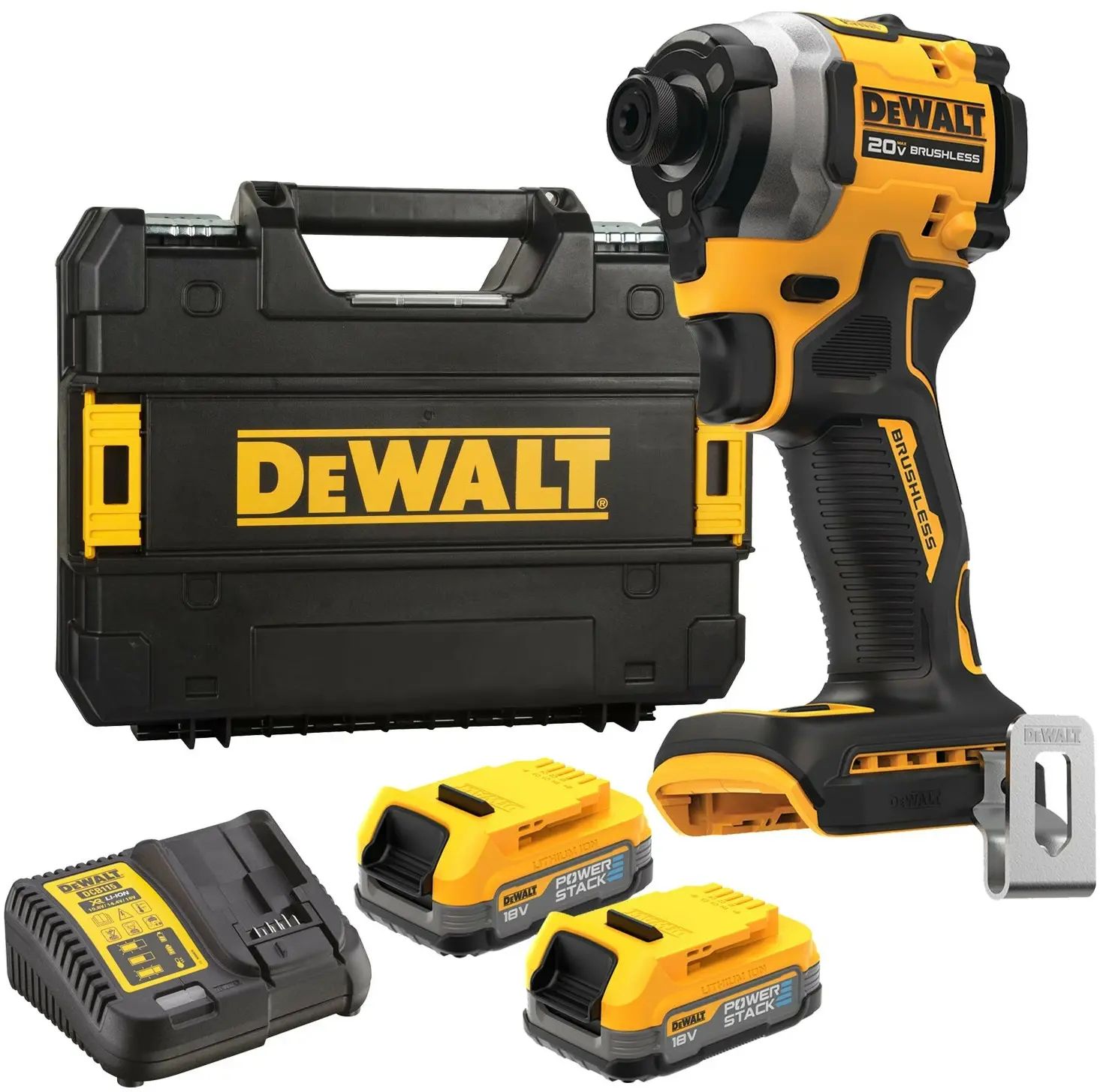 DEWALT DCF850E2T-QW APARAFUSADORA IMPACTO 205NN (2x1,7Ah)