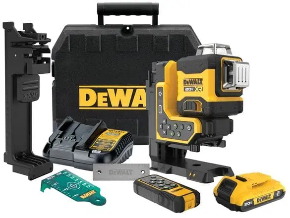 DEWALT DCLE34035D1-QW LASER 360º C/3 LINHAS VERDES (1x2Ah)