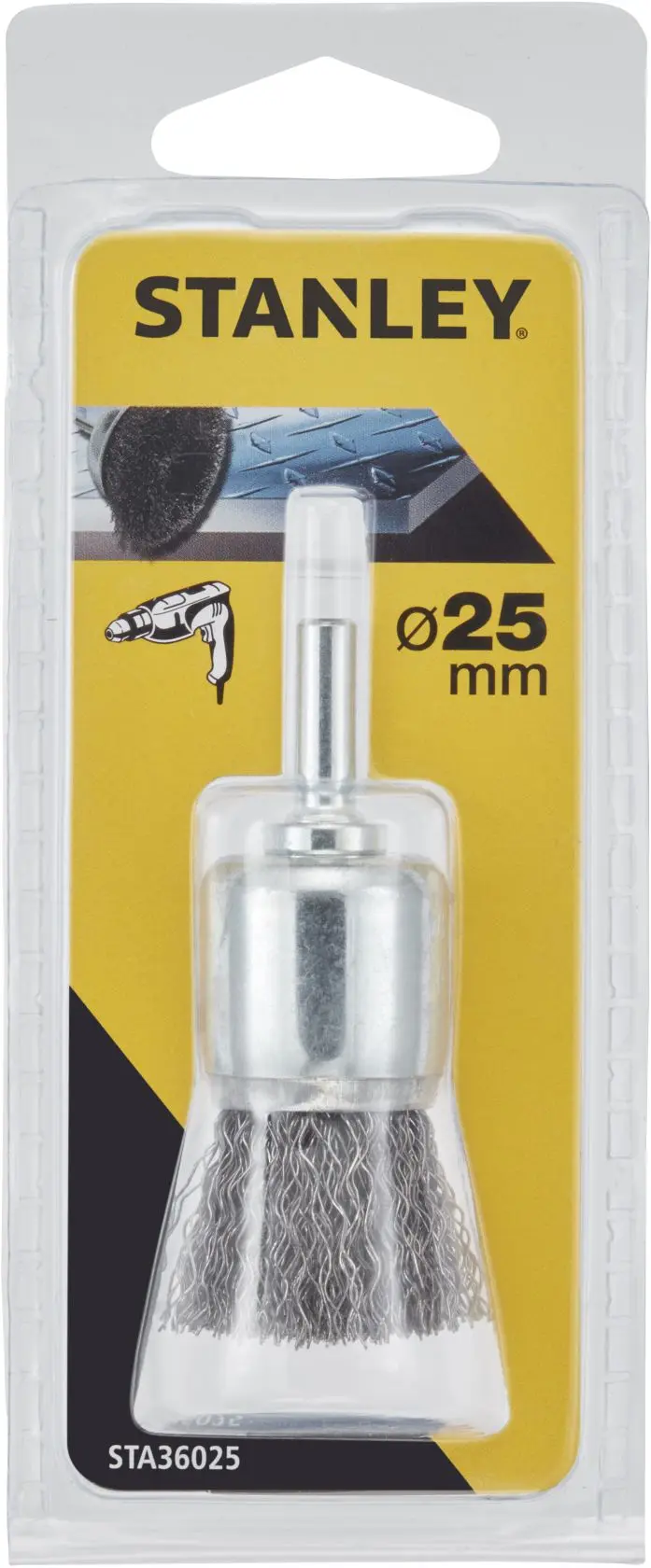 STANLEY STA36025-XJ ESCOVA DE ARAME CÓNICA Ø 25 MM