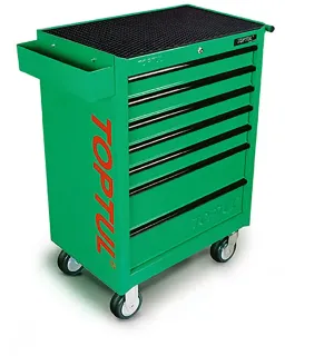 TOPTUL TCAA0701CARRO FERRAMENTA VAZIO 7 GAVETAS GERAL VERDE