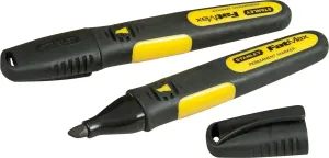 STANLEY 0-47-314 2 MARCADORES PRETO FATMAX PONTA BISELADA